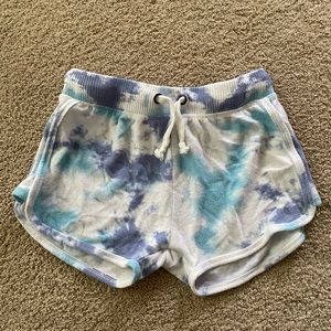 Girls Vintage Havana soft tie dye shorts with pockets, size 16, xl